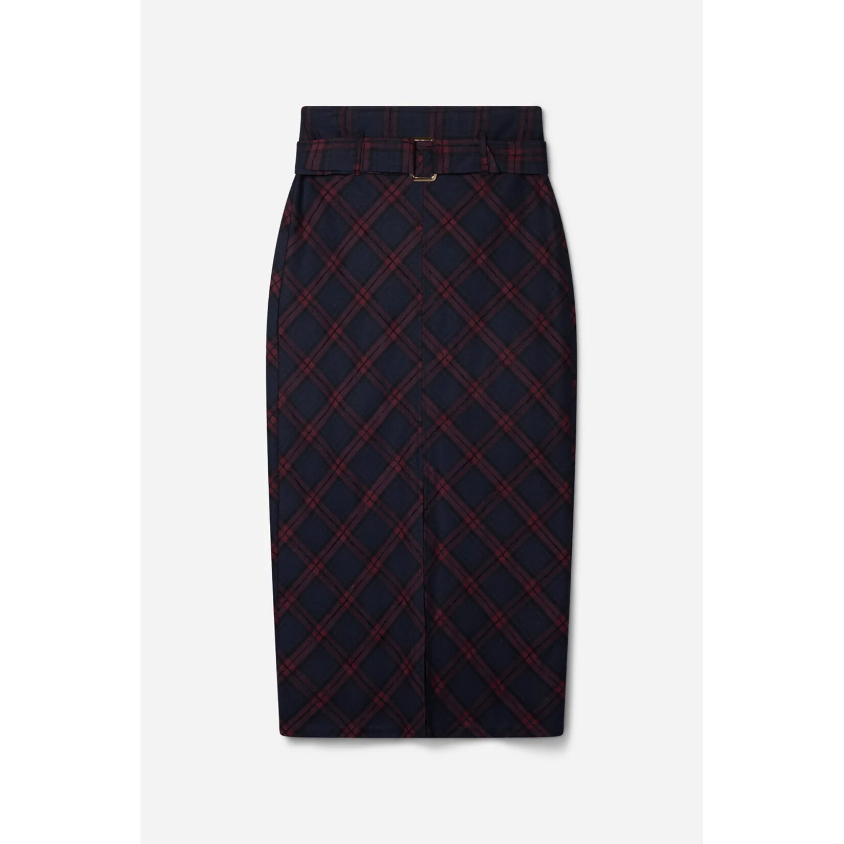 Aaiko rok geruit BELIANE blauw