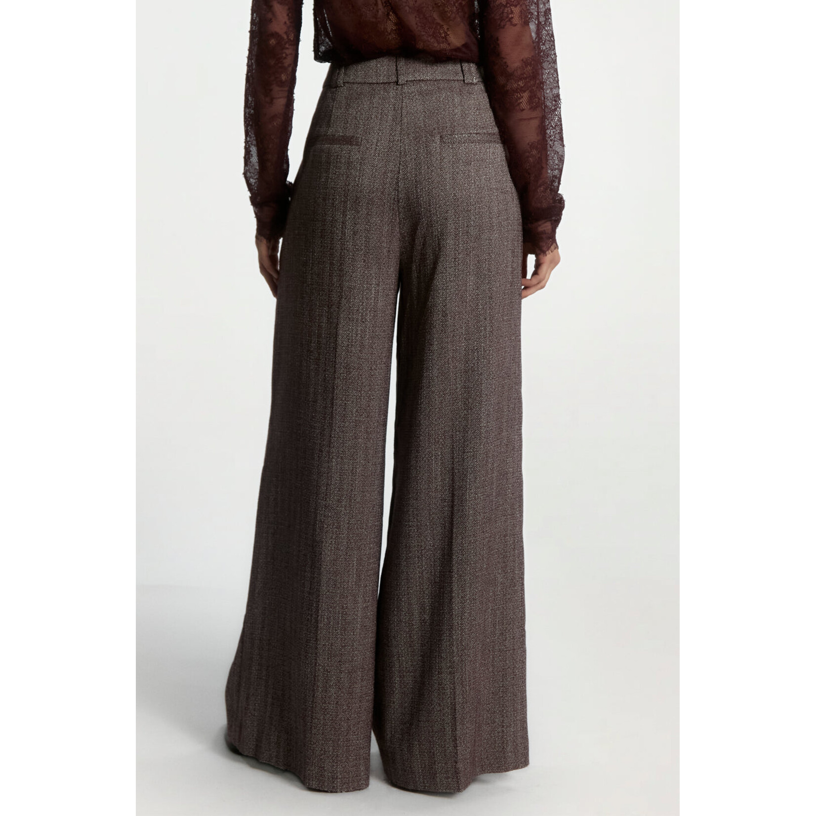 Aaiko broek NORE herring bordeaux