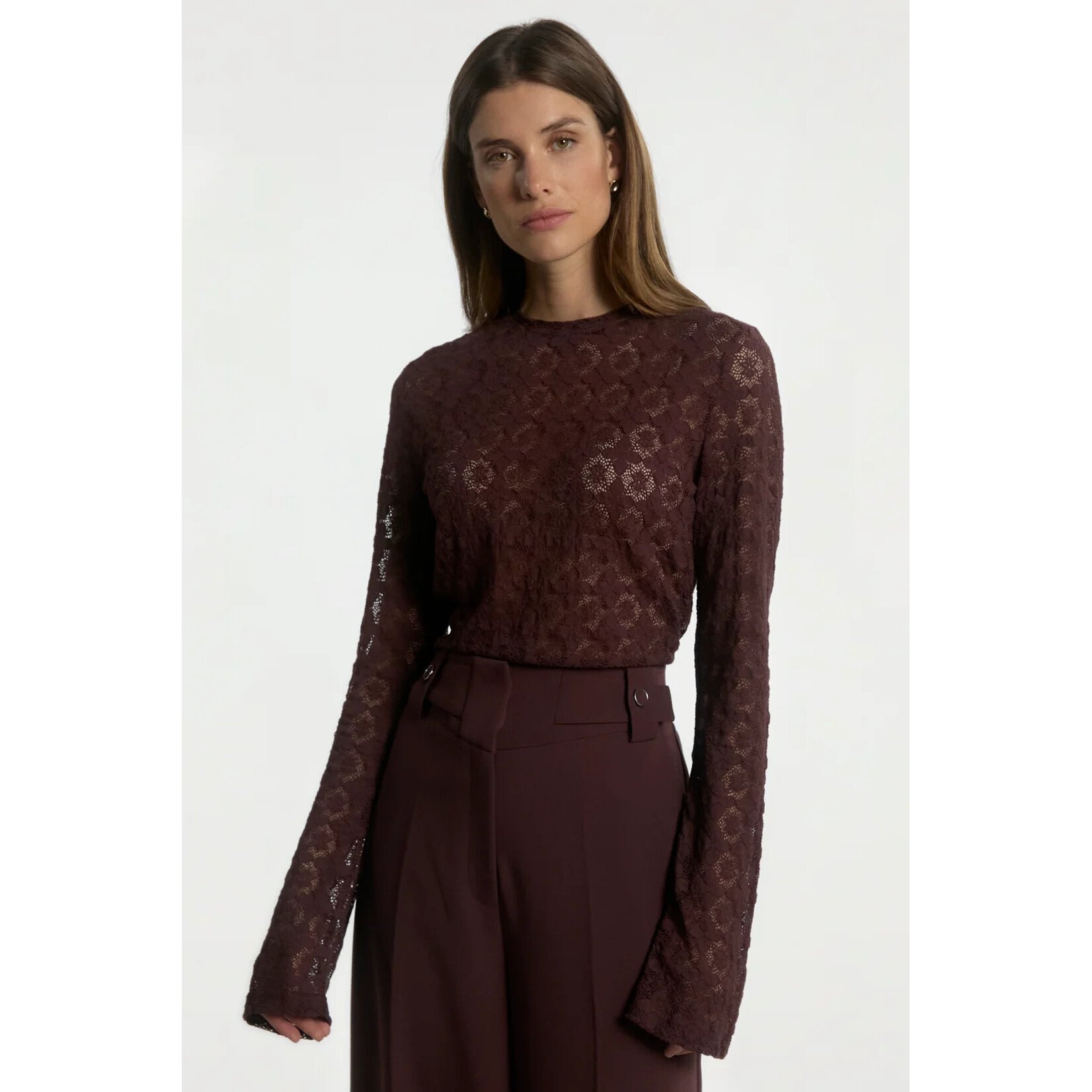Aaiko top kant MAISON bordeaux