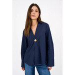 Pieszak Pieszak TULIP button shirt blauw