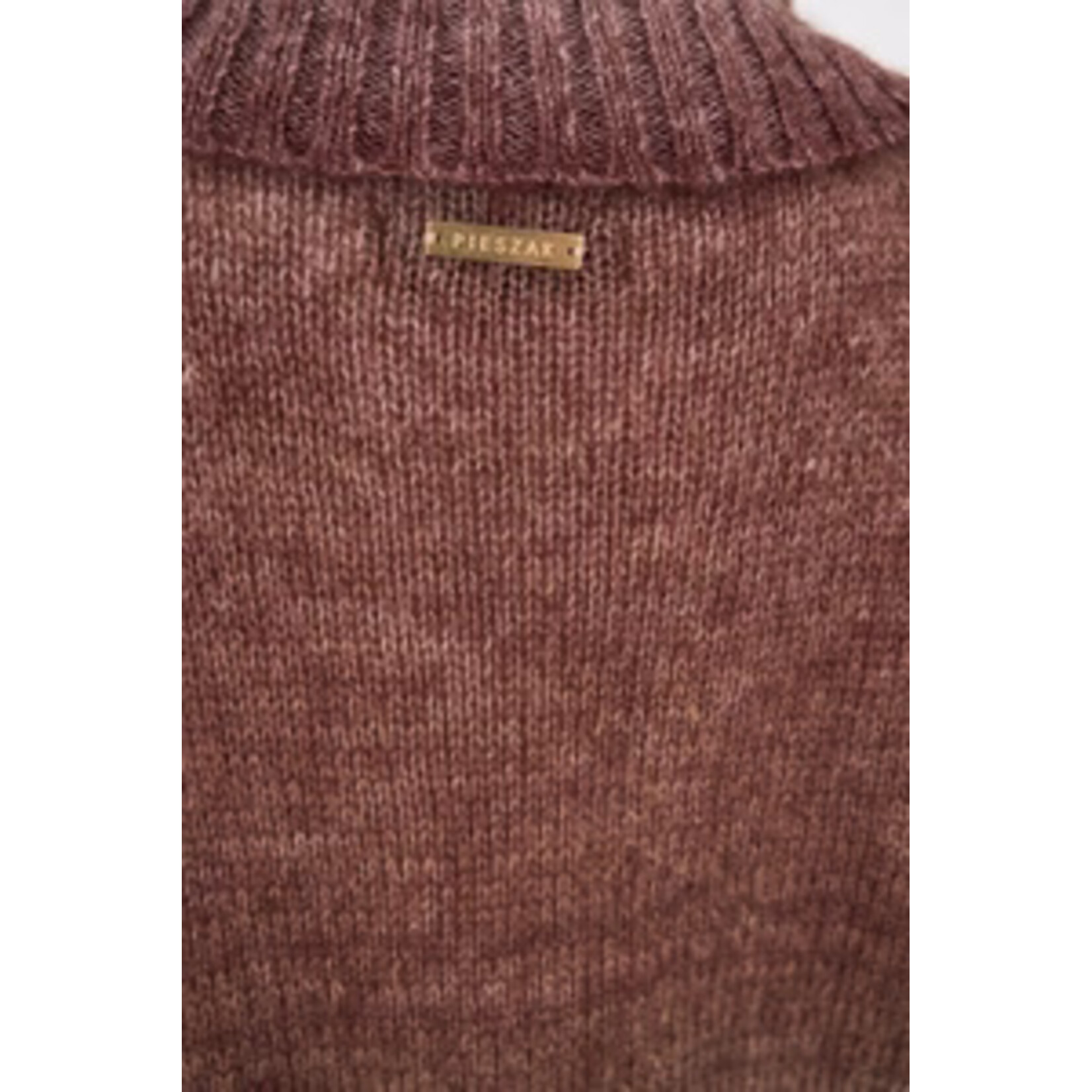 Pieszak Pieszak vest knit NANNA coffee