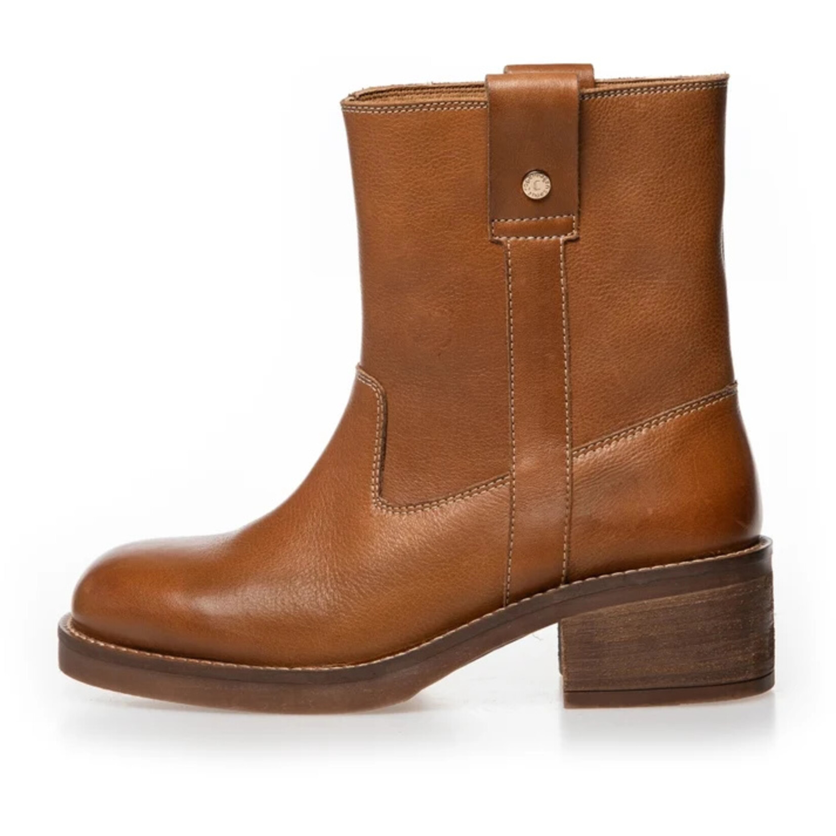 Copenhagen Shoes AW2627 leren enkellaarsje SAY MORE cognac