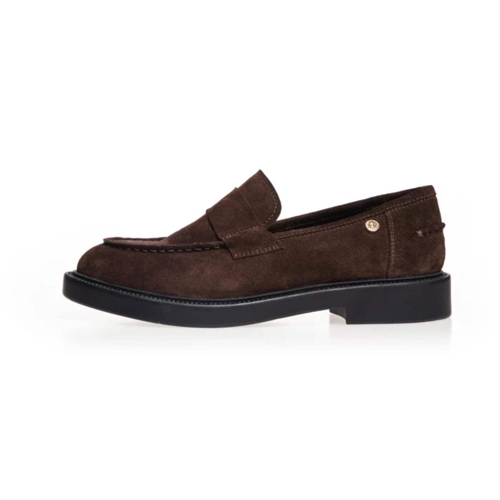 Copenhagen Shoes loafer instapper suede BEAUTY bruin