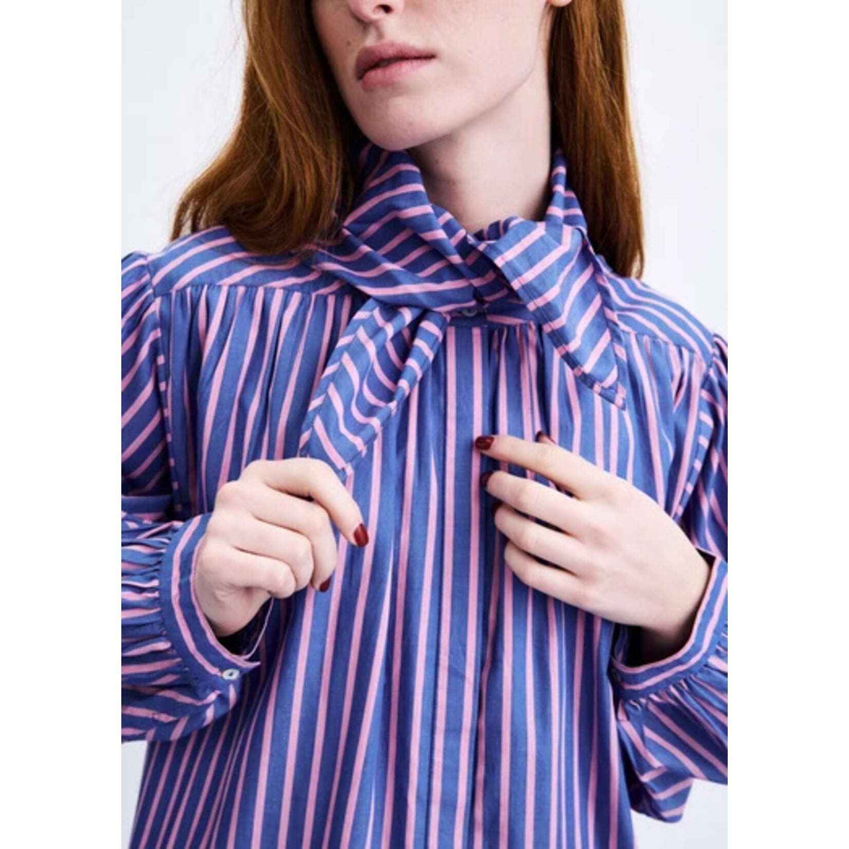 FRNCH FRNCH blouse GURI blauw/roze