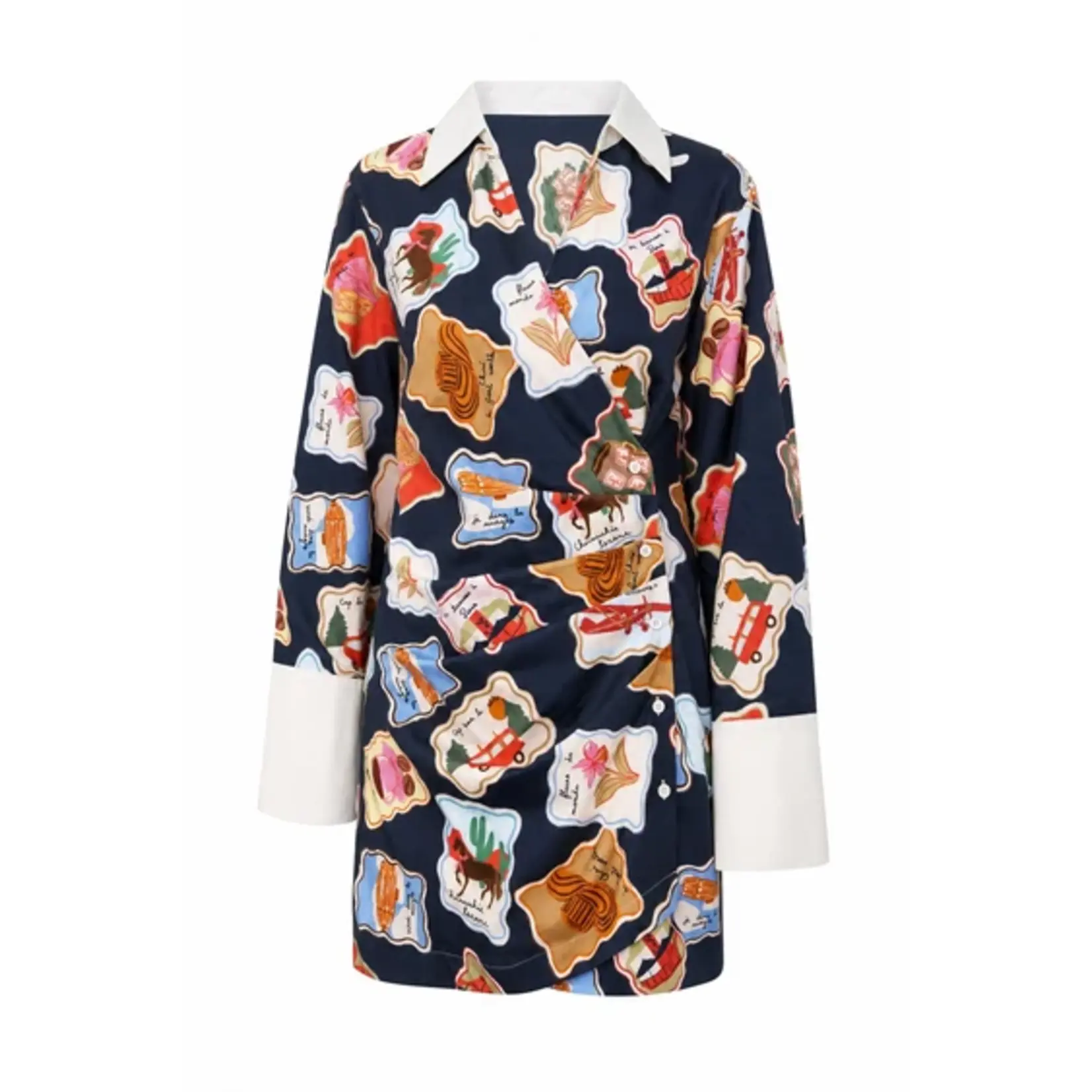 FRNCH FRNCH jurkje WHITBY robe multi print