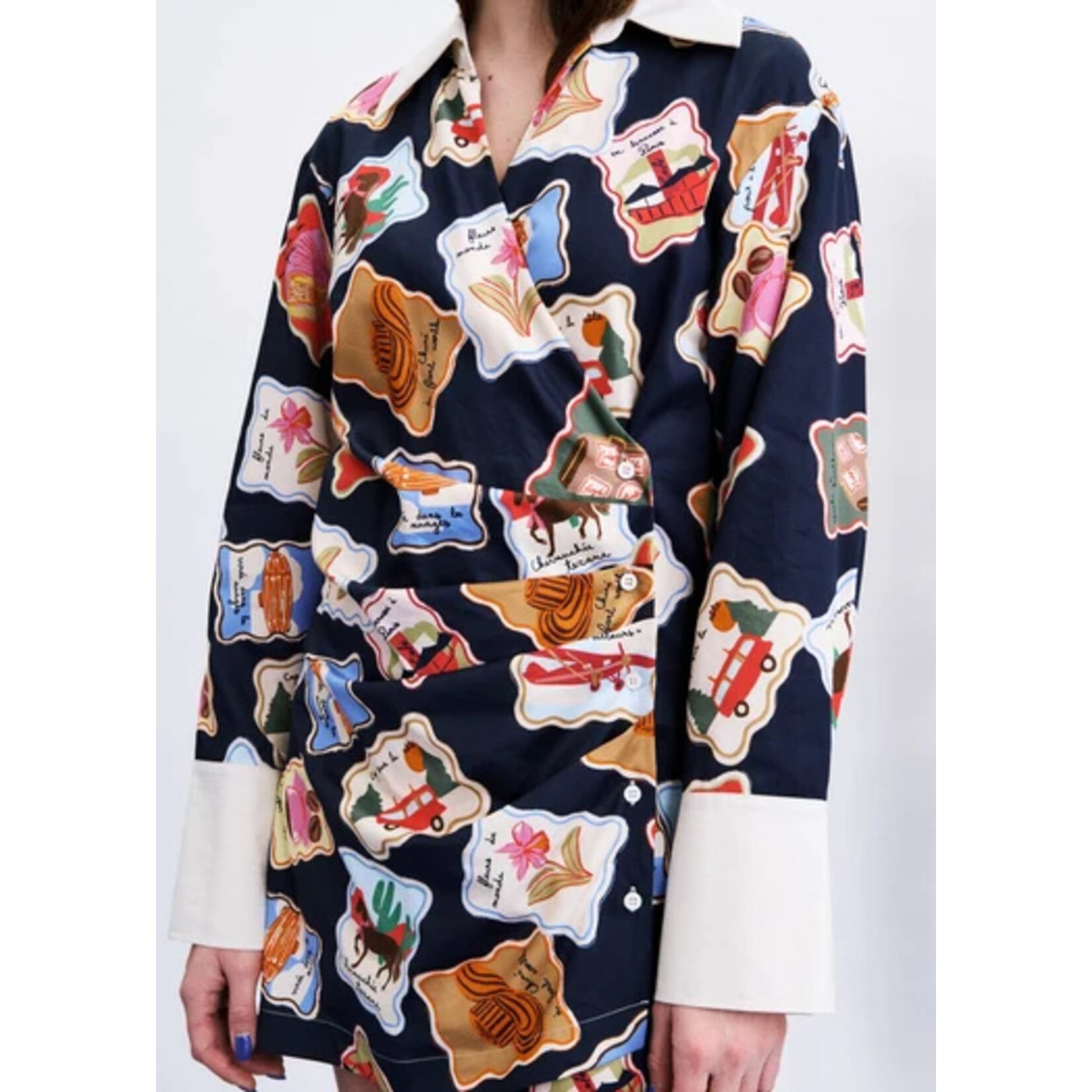 FRNCH FRNCH jurkje WHITBY robe multi print