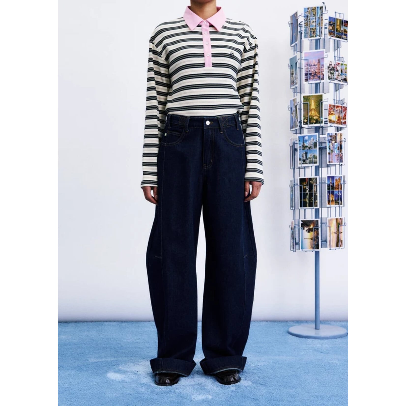FRNCH FRNCH jeans NAMI blauw