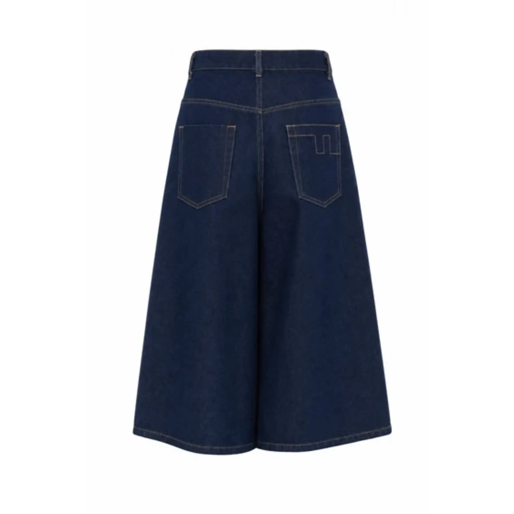 FRNCH FRNCH jeans bermuda SARAKINIKO blauw