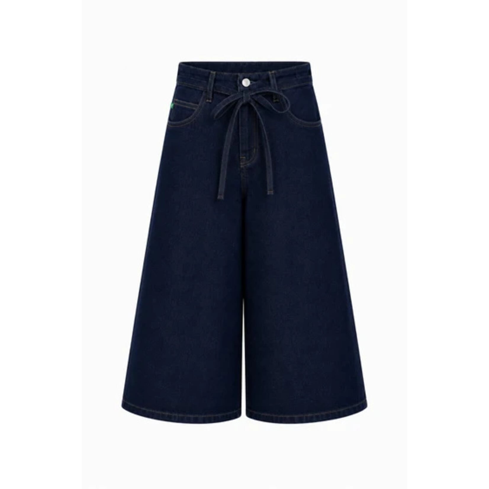 FRNCH FRNCH jeans bermuda SARAKINIKO blauw