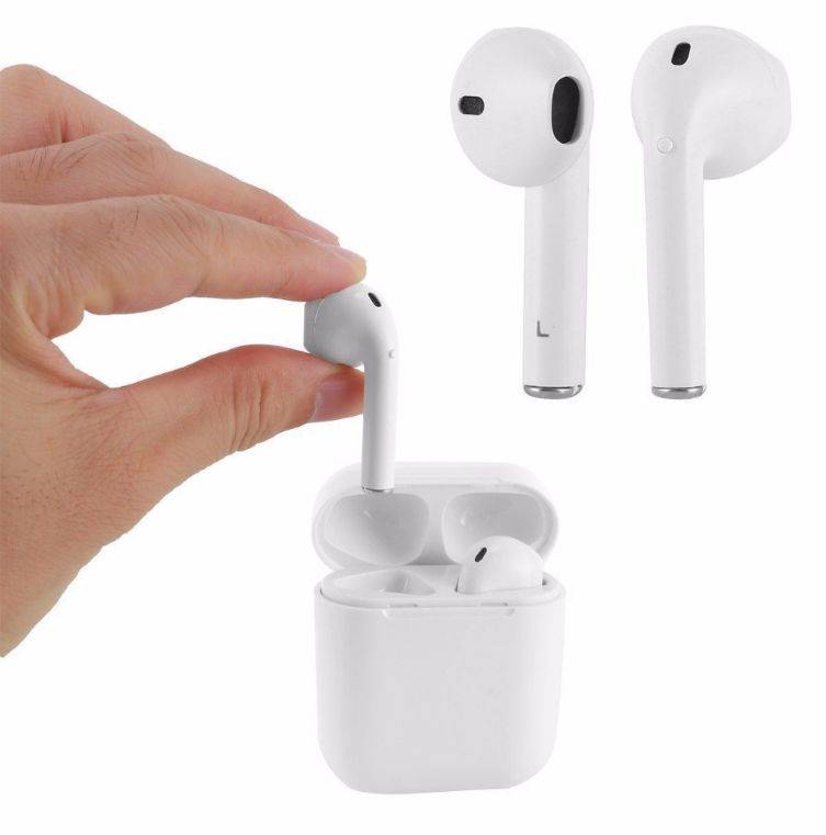CARAMELLO Bluetooth Earphones - Wireless Earphones - Wireless Headphone - Headphones for Apple iPhone SE / 6/7/8 / X, iPad Pro, Samsung S7 / S8 / Note Color White