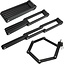 Vouwslot Fiets | Ringslot voor Bromfiets/Motor | 85 cm Lang | Van Gehard Staal | Met Draagtas