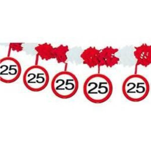 Slinger papier verkeersbord 25 jaar