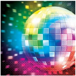 Servetten Disco Fever Discoball