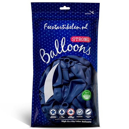 Ballonnen Donkerblauw 100 Stuks huismerk kopen in de aanbieding Ballonnen Donkerblauw 100 Stuks huismerk kopen in de aanbieding