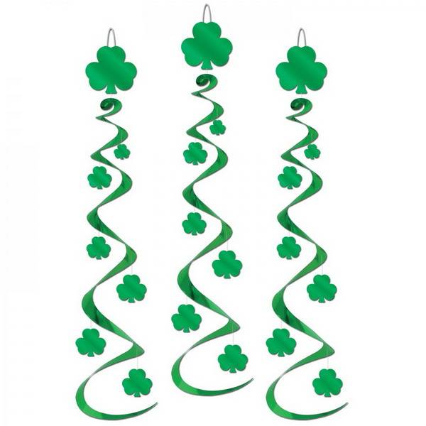 St Patricks Day Shamrock Whirls Luxe huismerk kopen in de aanbieding St Patricks Day Shamrock Whirls Luxe huismerk kopen in de aanbieding