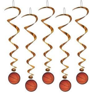 Hangdecoratie Whirls Basketbal Op is Op