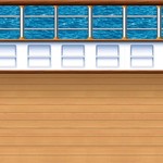 Scenesetter Cruise Ship dek Op is Op