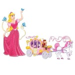 Wanddecoratie Prinses en koets