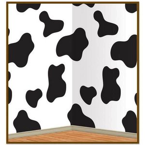 Wanddecoratie koe 9 meter Op is Op