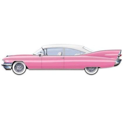 Decoratie Cadillac pink JUMBO