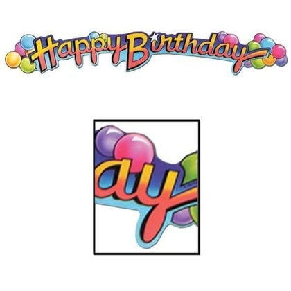 Slinger decoratie Happy Birthday Expandable