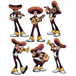 Feestdecoraties Mexicanen Op is Op