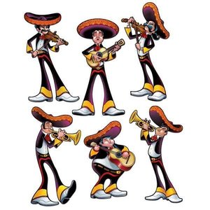 Feestdecoraties Mexicanen Op is Op