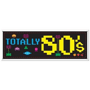Banner Eighties groot Op is Op