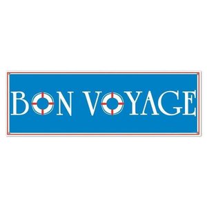 Banner Bon Voyage groot