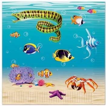 Servetten Zeedieren 16 Stuks huismerk kopen in de aanbieding Servetten Zeedieren 16 Stuks huismerk kopen in de aanbieding