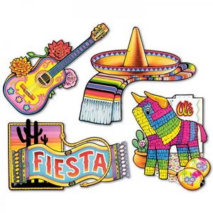 Mexicaanse Decoraties 4 stuks Op is Op