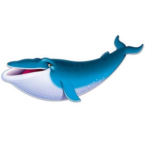 Decoratie Blauwe Walvis