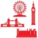 Decoraties London Silhouettes Op is Op