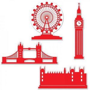 Decoraties London Silhouettes Op is Op