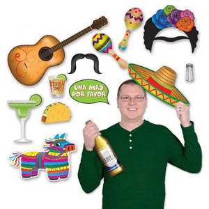 Selfie Foto Fun decoraties Mexicaans Op is Op