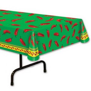 Tafelkleed Mexicaanse Rode Pepers Op is Op