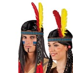 Indianenband met veren Op is Op