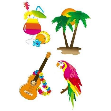 Wanddecoraties Tropisch 4 Stuks huismerk kopen in de aanbieding