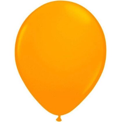 Fluor ballonnen oranje 8 stuks