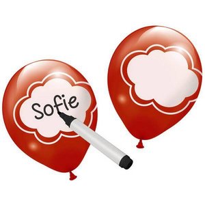 Naam ballonnen gekleurd Op is Op