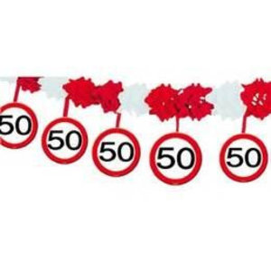 Slinger papier verkeersbord 50 jaar