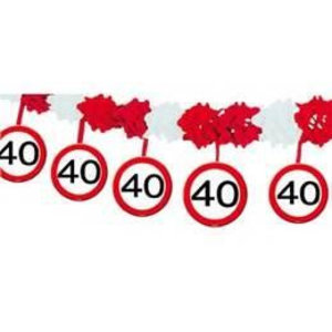 Slinger papier verkeersbord 40 jaar