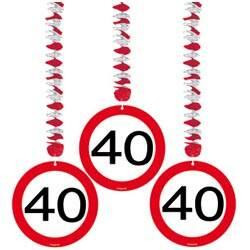 Hangdecoratie 40 Verkeersbord huismerk kopen in de aanbieding