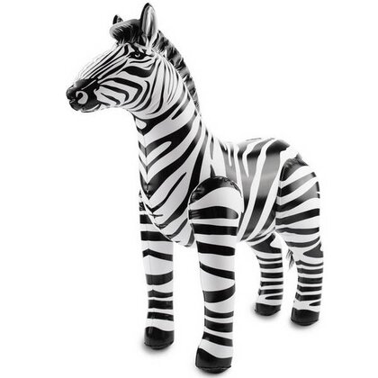 Opblaasbare zebra