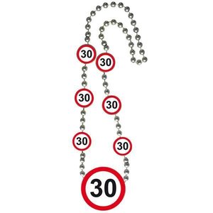 Ketting 30 jaar verkeersbord