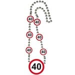 Ketting 40 jaar verkeersbord