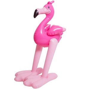 Opblaasbare flamingo groot