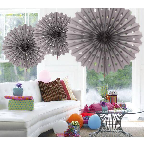 Honeycomb Waaier 45Cm Zilverkleurig huismerk kopen in de aanbieding