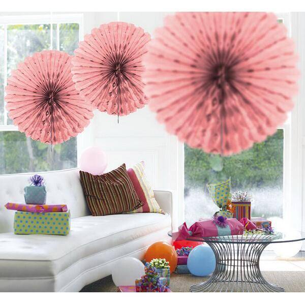 Honeycomb Waaier 45Cm Lichtroze huismerk kopen in de aanbieding