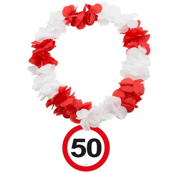 Hawaiikrans 50 Jaar Rood Wit huismerk kopen in de aanbieding Hawaiikrans 50 Jaar Rood Wit huismerk kopen in de aanbieding